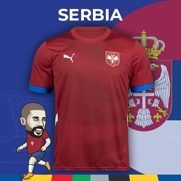 เสื้อยูฟ่าทีมชาติ Serbia